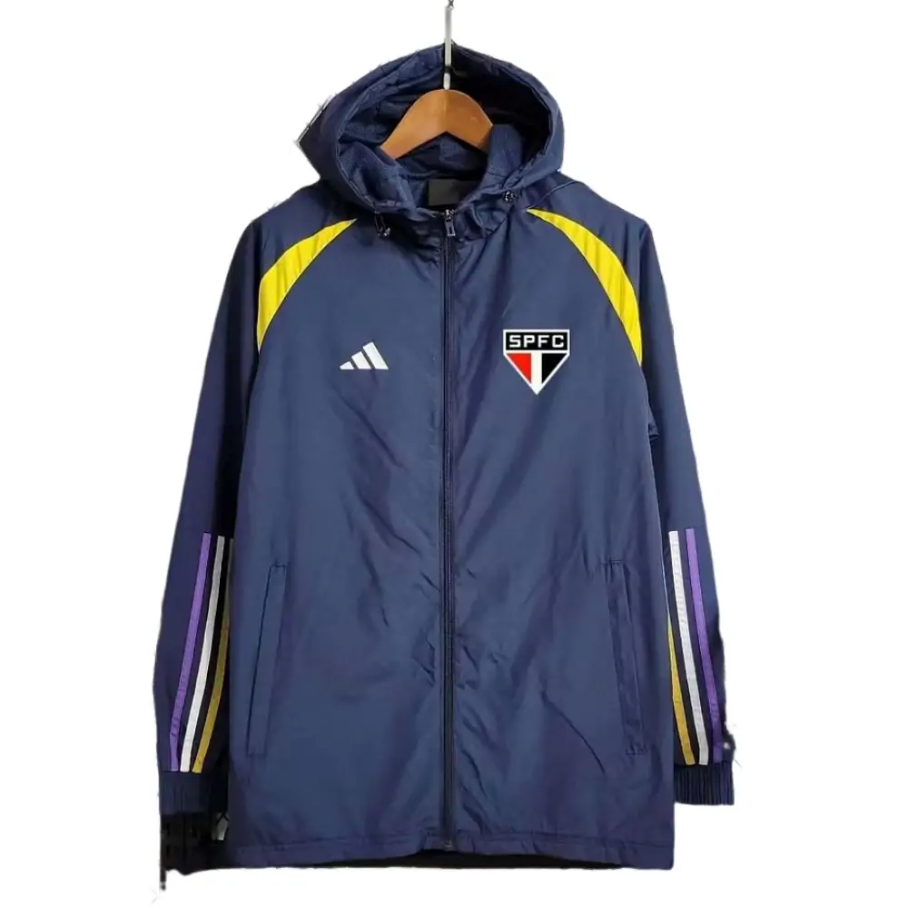 2023 São Paulo Windbreaker Navy blue Soccer Jersey 1:1 Thai Quality