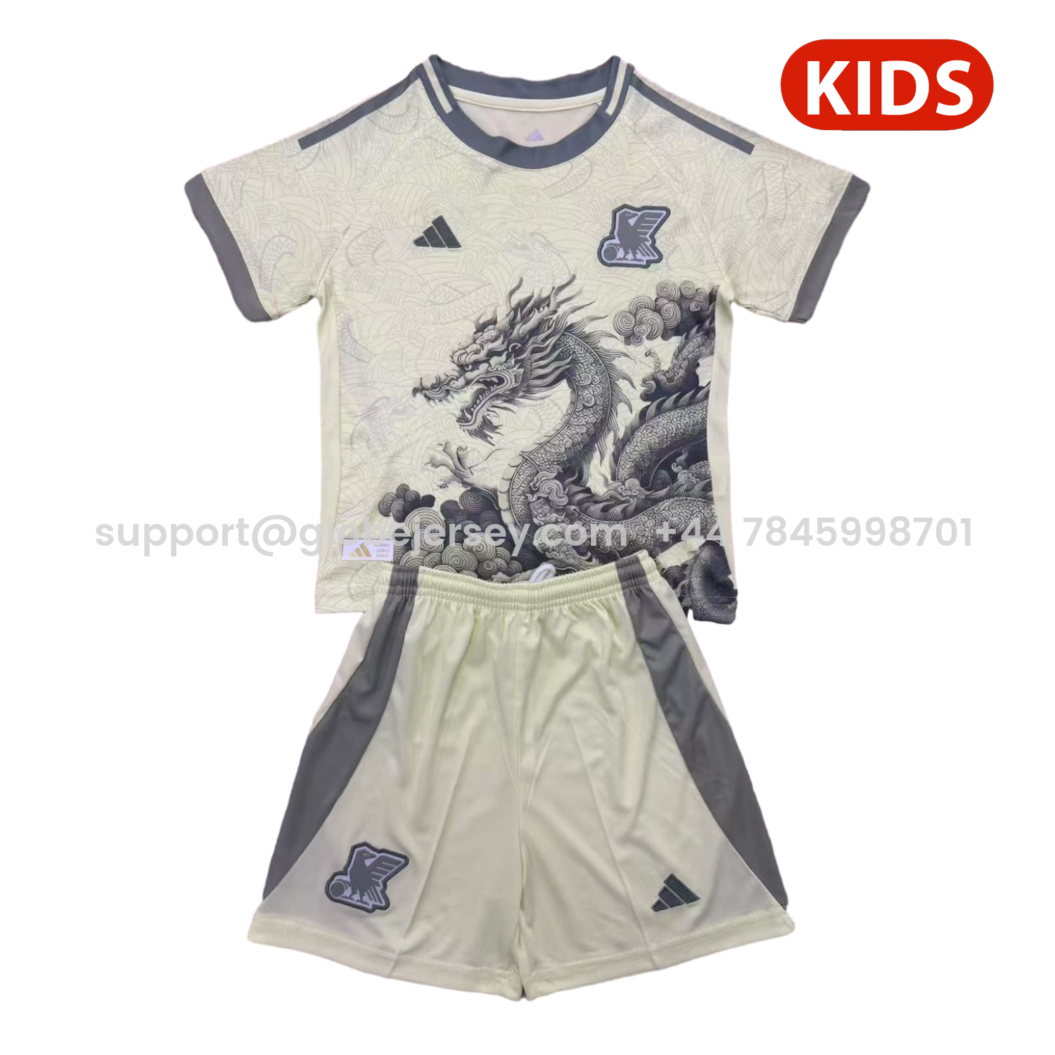 Japan 25-26 Light Yellow Black Loong Special Kids Kit