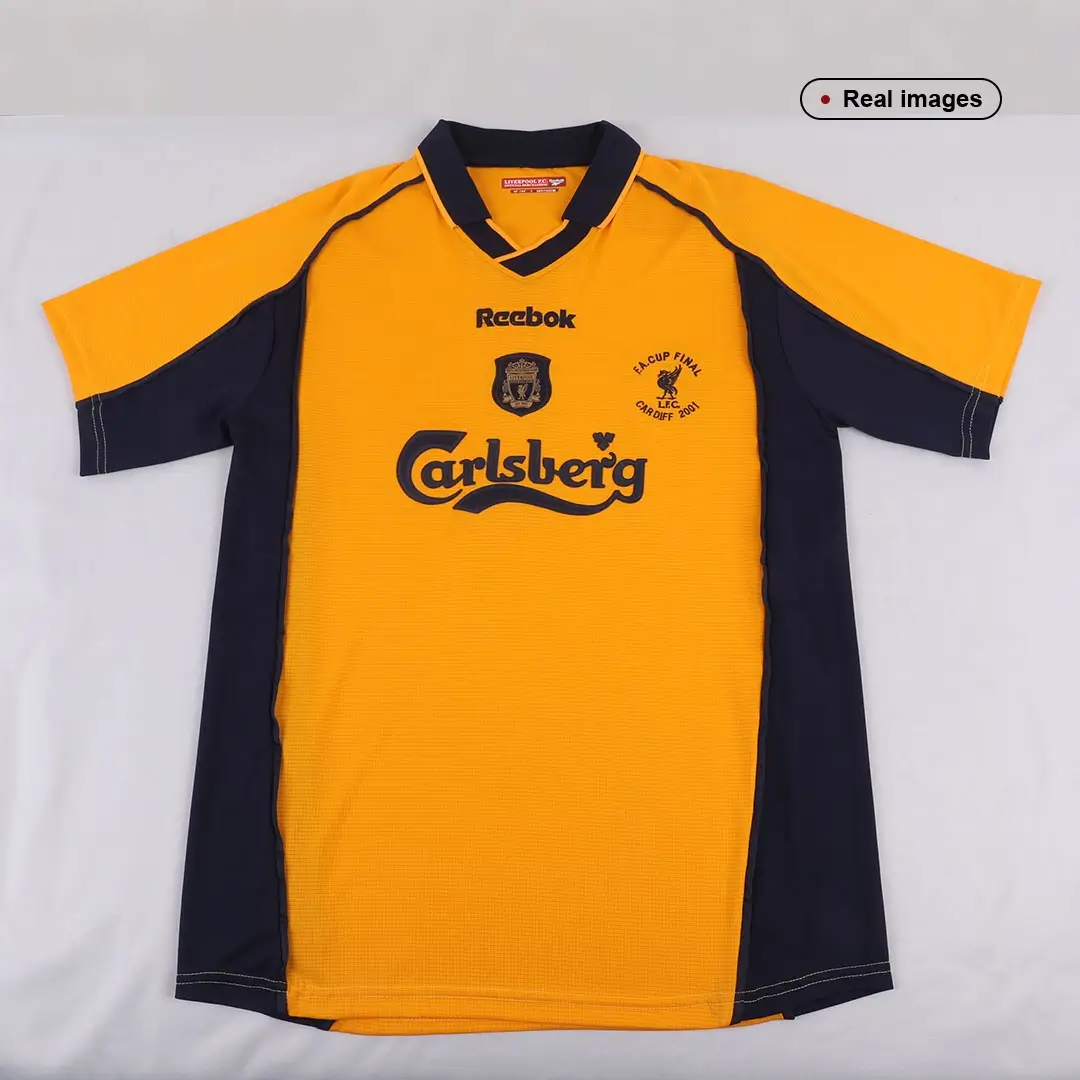 FOWLER #9 Liverpool 2000/01 Away Retro Soccer Jersey
