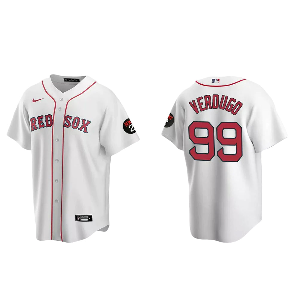 Mens Boston Red Sox Alex Verdugo Cool Base Replica Jersey White
