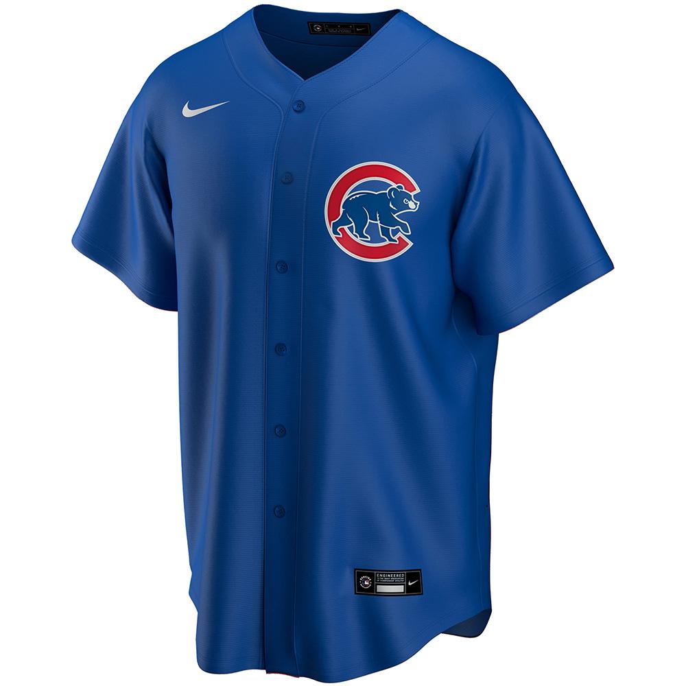 Mens Chicago Cubs Anthony Rizzo Cool Base Replica Jersey Blue