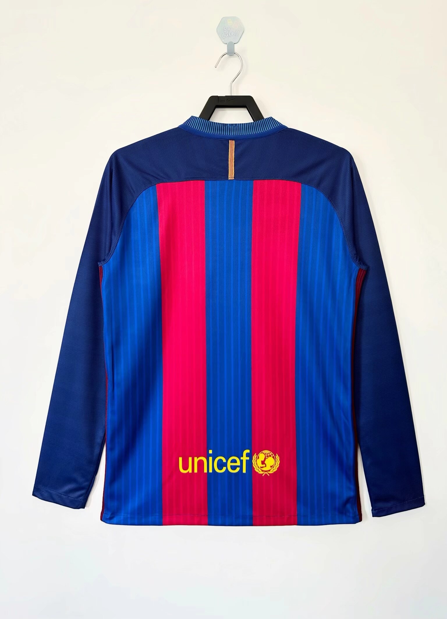 2016/2017 Barcelona Home Long Sleeve Jersey - Fans Edition