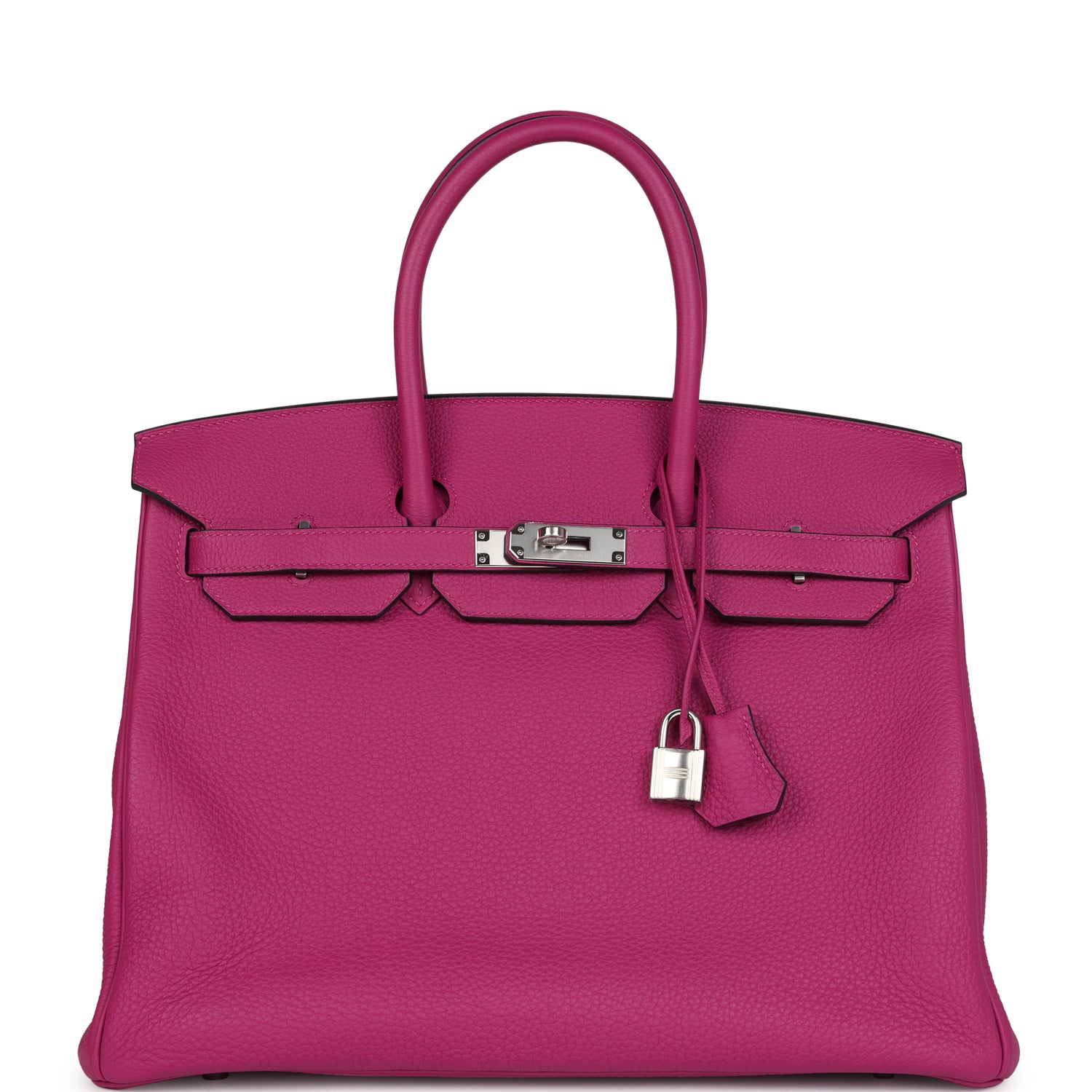 Birkin 35 Rose Pourpre Togo Palladium Hardware