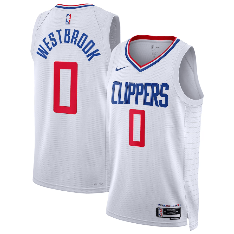 Russell Westbrook LA Clippers2023-2024 season Jersey