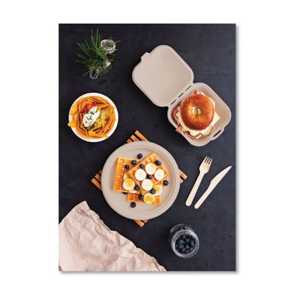 Vegware Nourish Molded Fiber Tableware, Compostable, Bowl, Sugarcane, 12 oz, White, 1,000/Carton