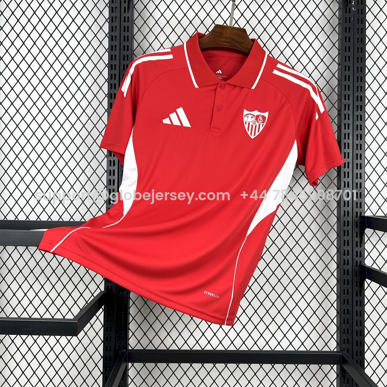 Sevilla 25-26 Red Travel Special Jersey - Fans Version