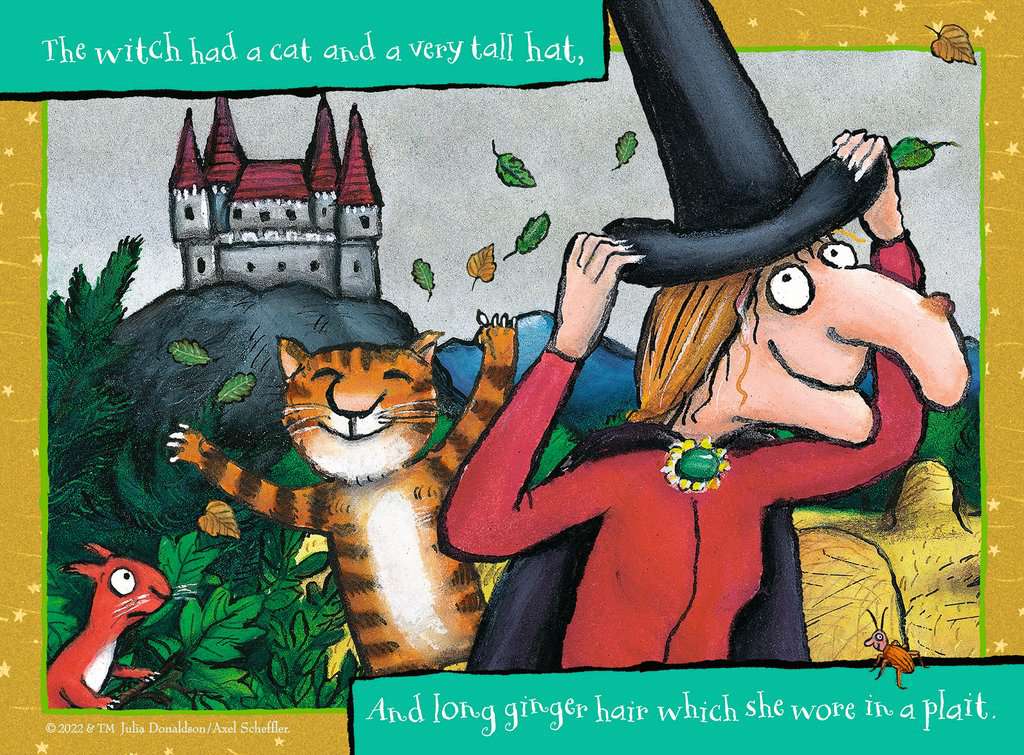 Room on the Broom 4 in a Box - 12, 16, 20 & 24 Piece Jigsaw Puzzles (Ravensburger)