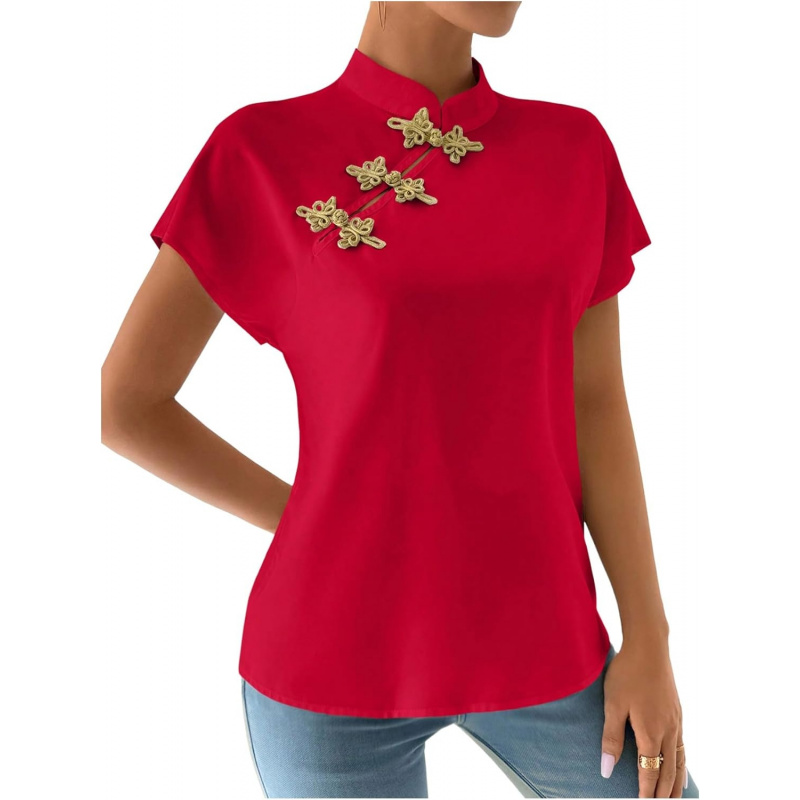 Women's Chinese Shirts Summer Cheongsam Tops