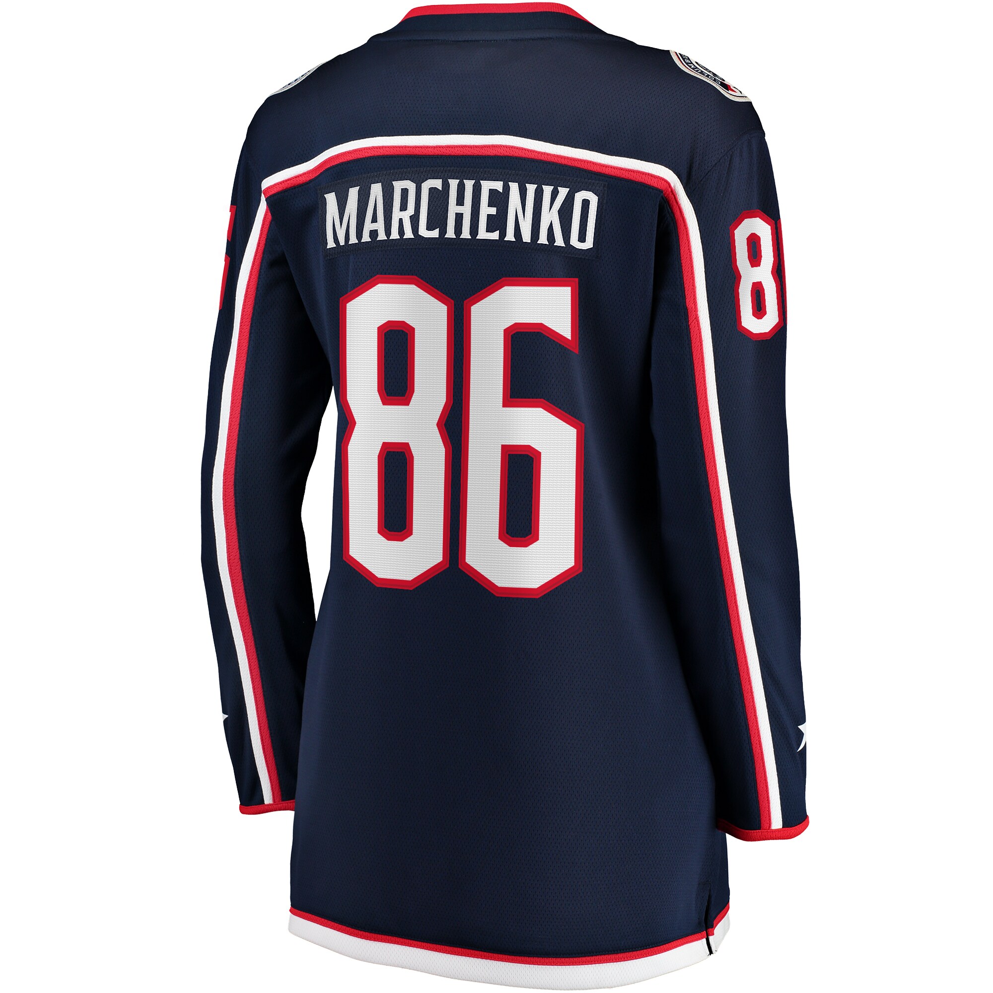 Kirill Marchenko Columbus Blue Jackets Fanatics Women’s Home Breakaway   Jersey – Navy