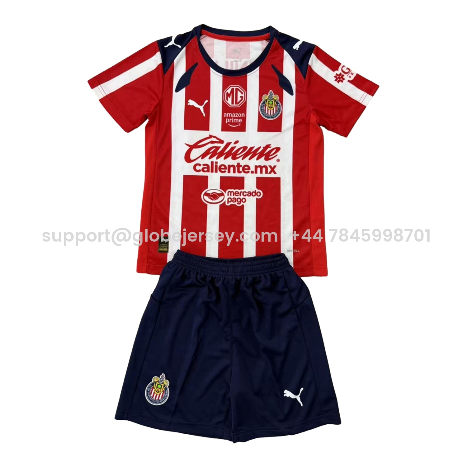 Chivas de Guadalajara 25-26 Home Men's Adult Jersey Set - Fans Version