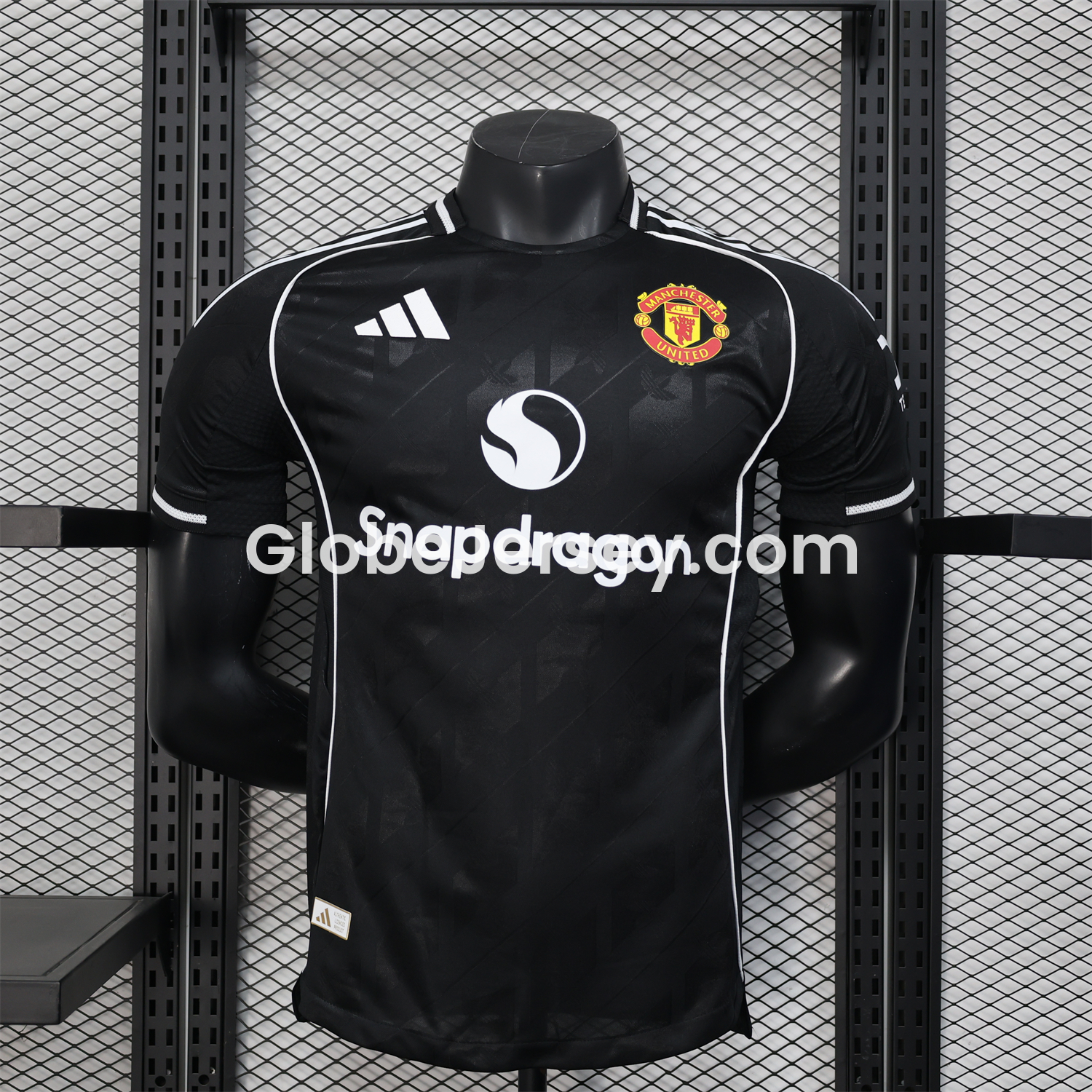 Manchester United 25-26 Black Training Jersey - Player Version
