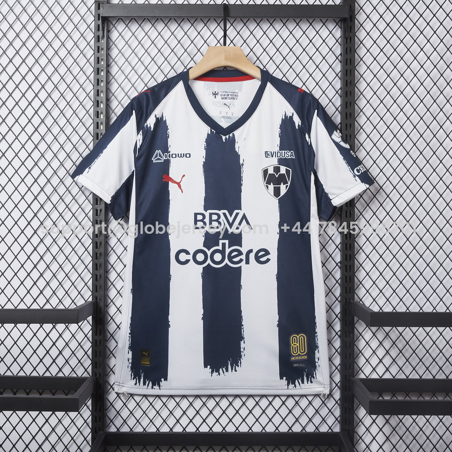 Rayados Monterrey 25-26 Home Stripes Jersey - Fans Version