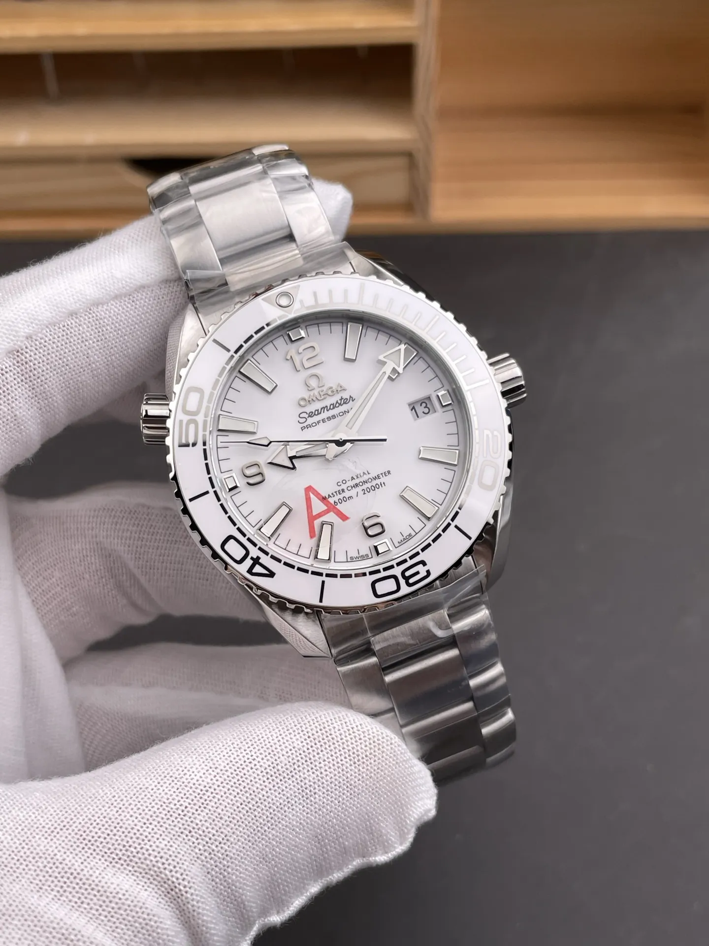 Omega Seamaster 600 White Dial 39.5mm