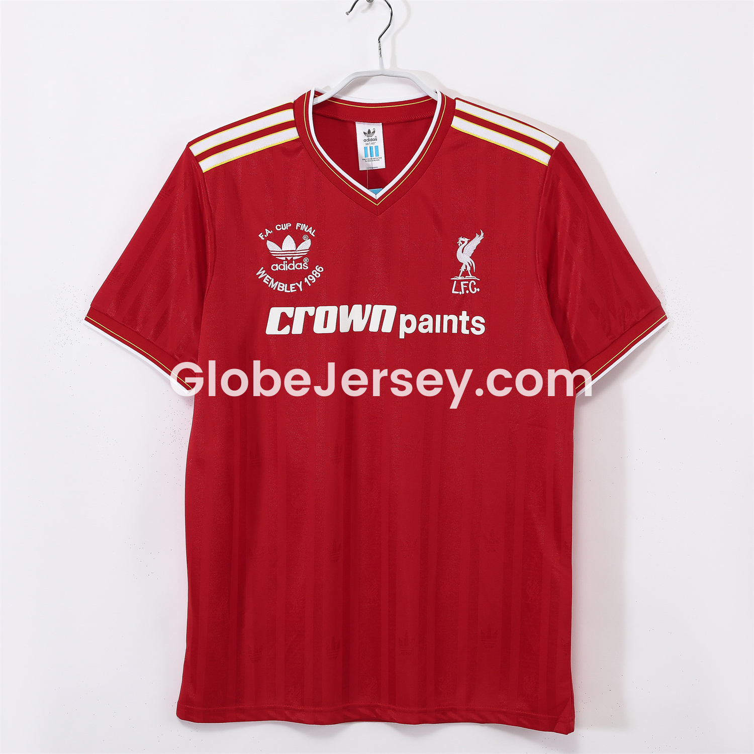 Retro Liver.pool 1985-86 Home Jersey - FA CUP FINAL Version