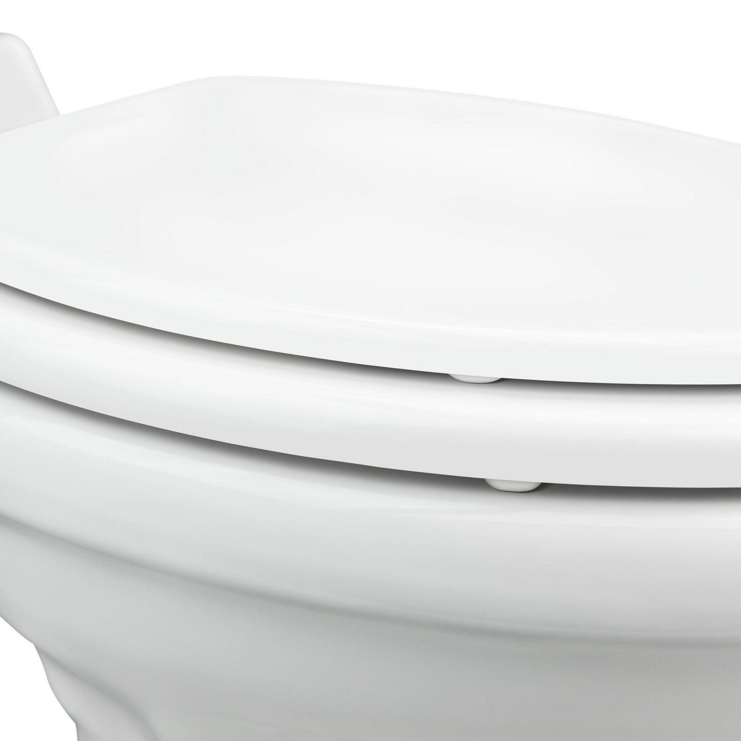 Dometic 320 RV Toilet | White | 302320081 | Standard Height | Gravity Toilet | Elongated Ceramic Bowl | Flush with Foot Pedal | For RVs. Trailers. and Outdoor Campers