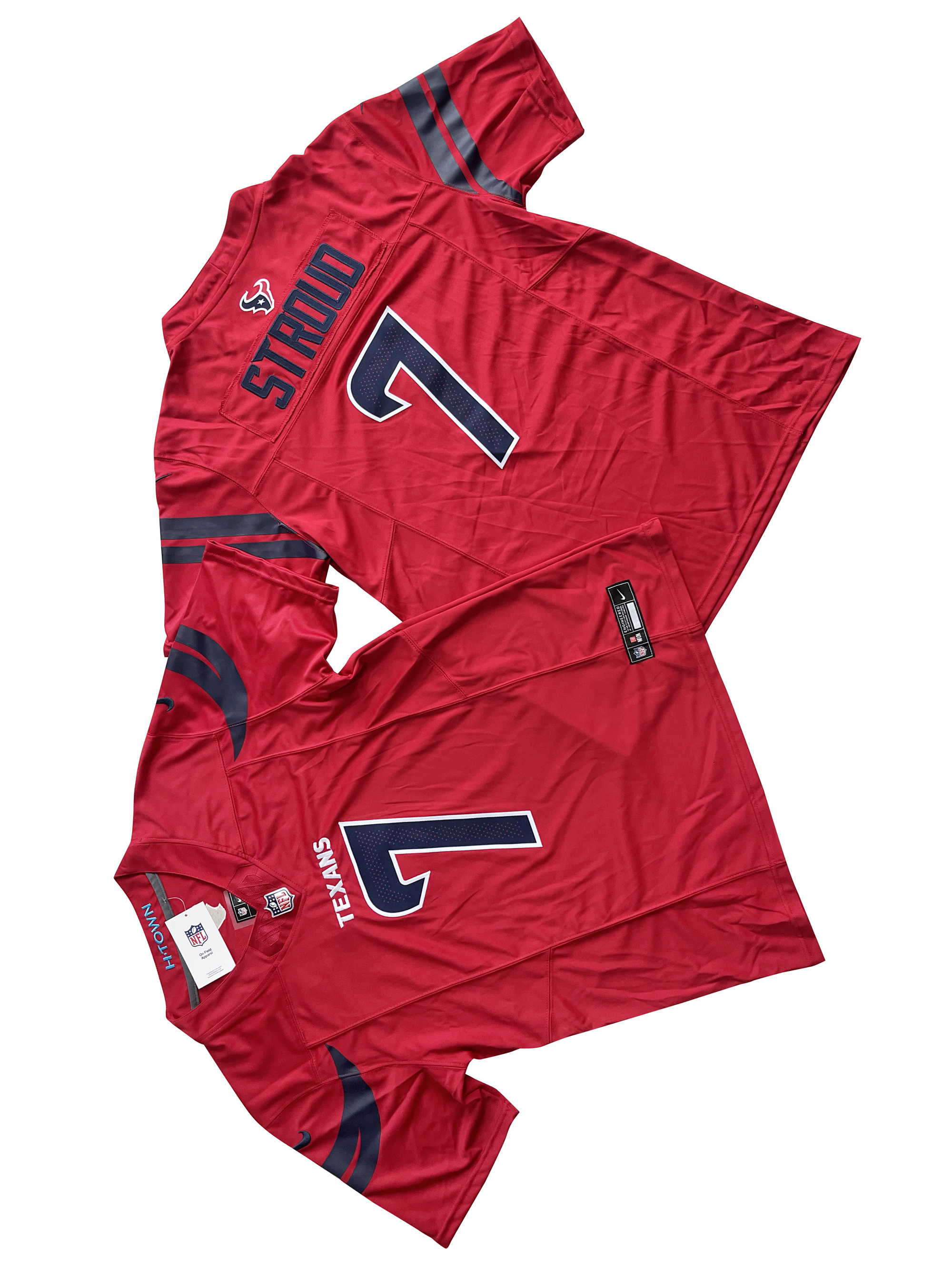 Men's Houston Texans C.J. Stroud Red Alternate Vapor F.U.S.E. Limited Jersey