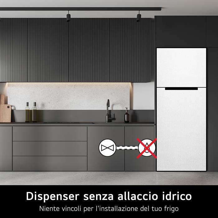 LG - Frigorifero 2 porte GTF916SEPED Classe E 592L-Beige