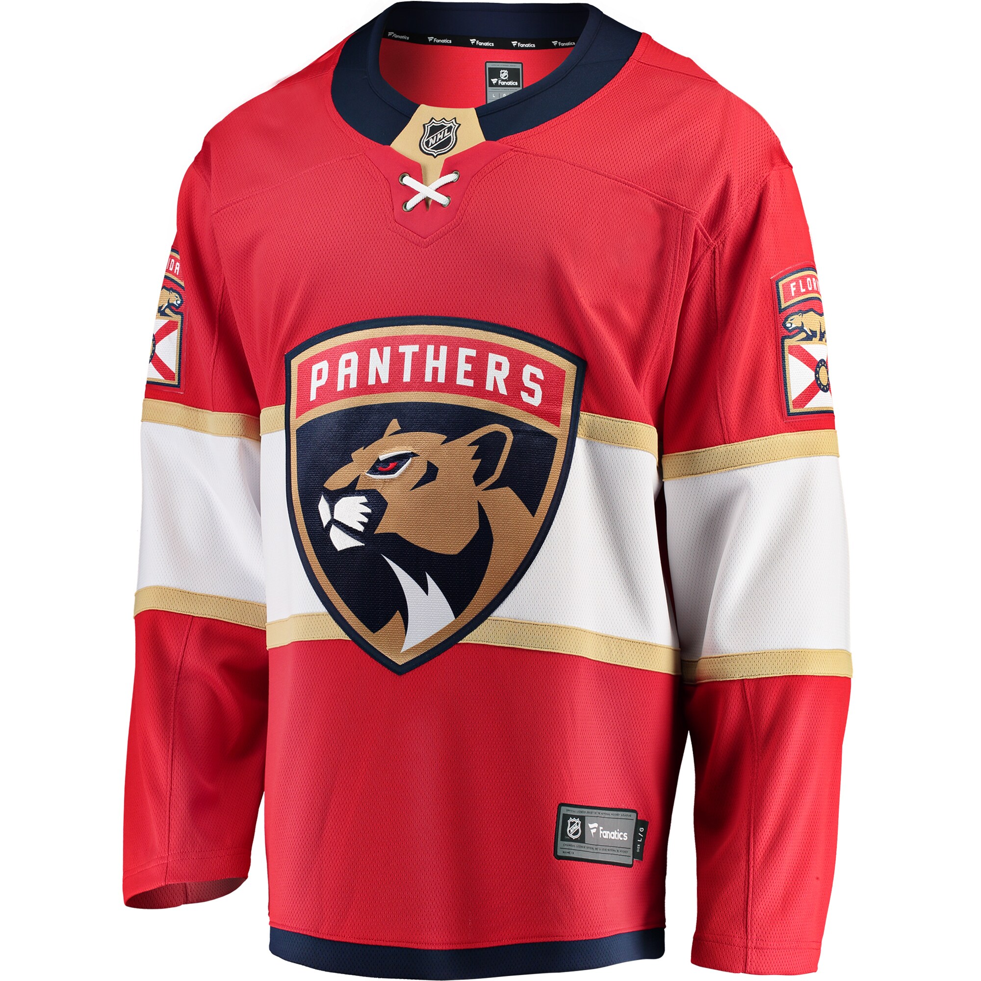 Florida Panthers Fanatics Breakaway Home Jersey – Red