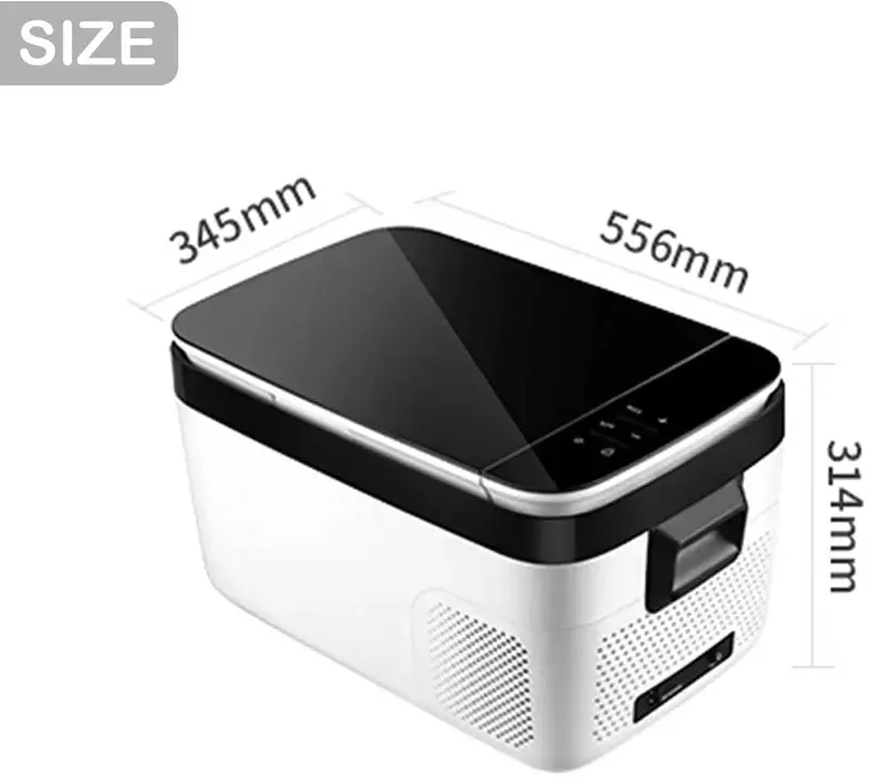 12V/24V Portable Car Freezer – 18–25L Dual-Voltage Refrigerator-Freezer for Vehicles