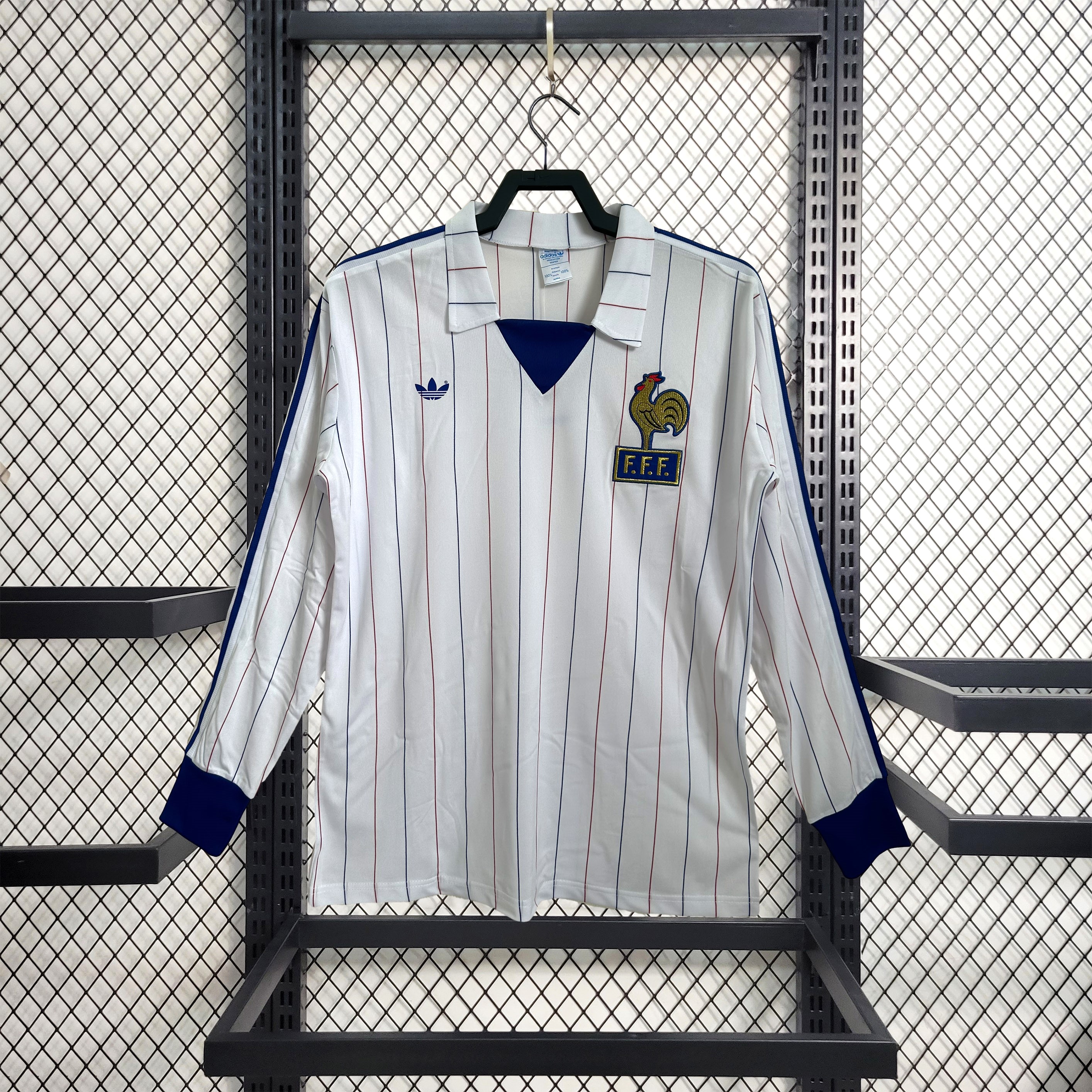 Retro France 1980-82 Away Long Sleeve Jersey