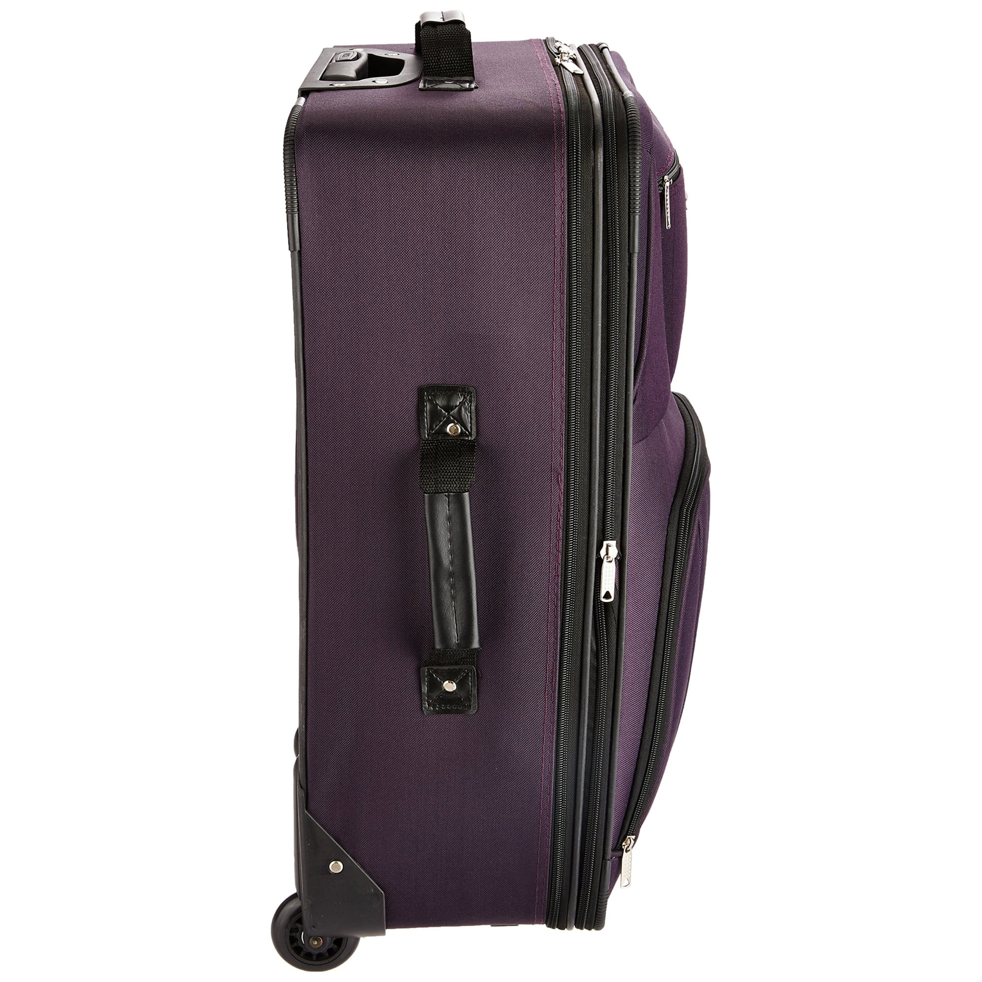 Rockland Luggage Journey 4 Piece Softside Expandable Luggage Set, F32