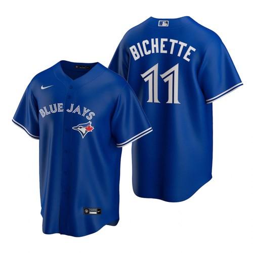 Mens Toronto Blue Jays Bo Bichette Cool Base Replica Jersey Blue
