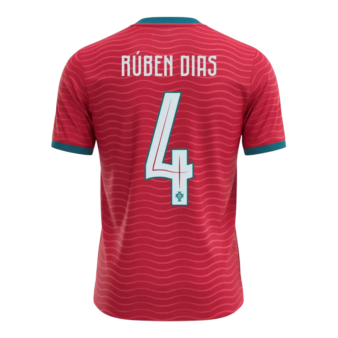 RÚBEN DIAS #4 Portugal Home Soccer Jersey 2026 World Cup