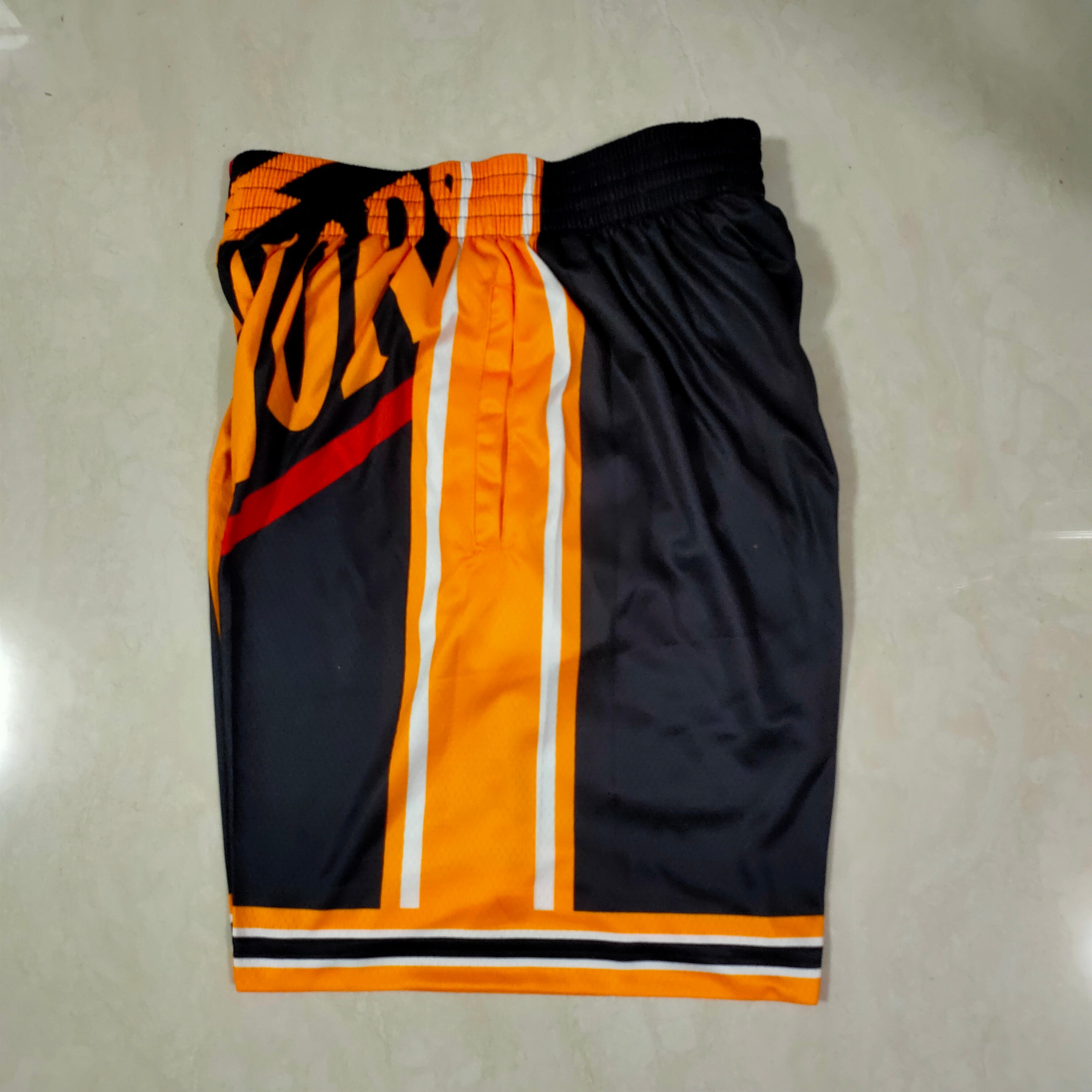 Golden State Warriors black mitchell&ness pocket pants