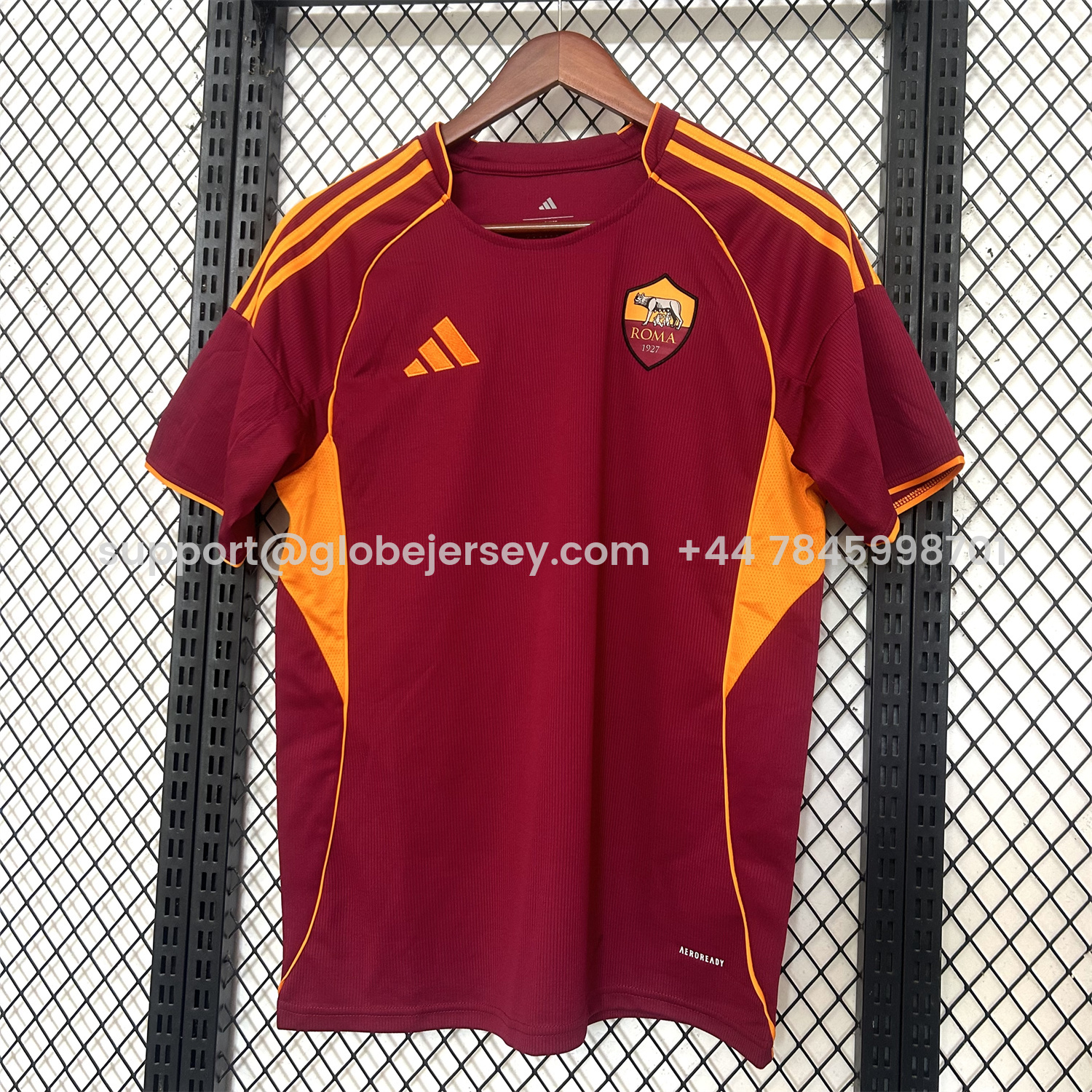 AS Roma 25-26 Home Unsponsored Jersey - Fans Version