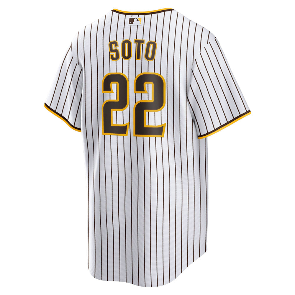 Men's San Diego Padres Juan Soto Home Player Jersey - White/Brown