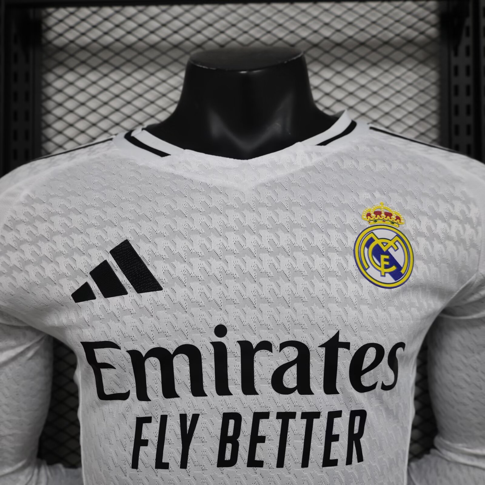 2024/25 Real Madrid Home Long Sleeve Shirt - Player Version