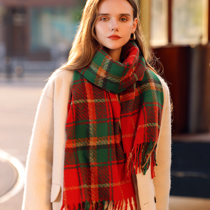 Thermal imitation of cashmere couples scarves for women