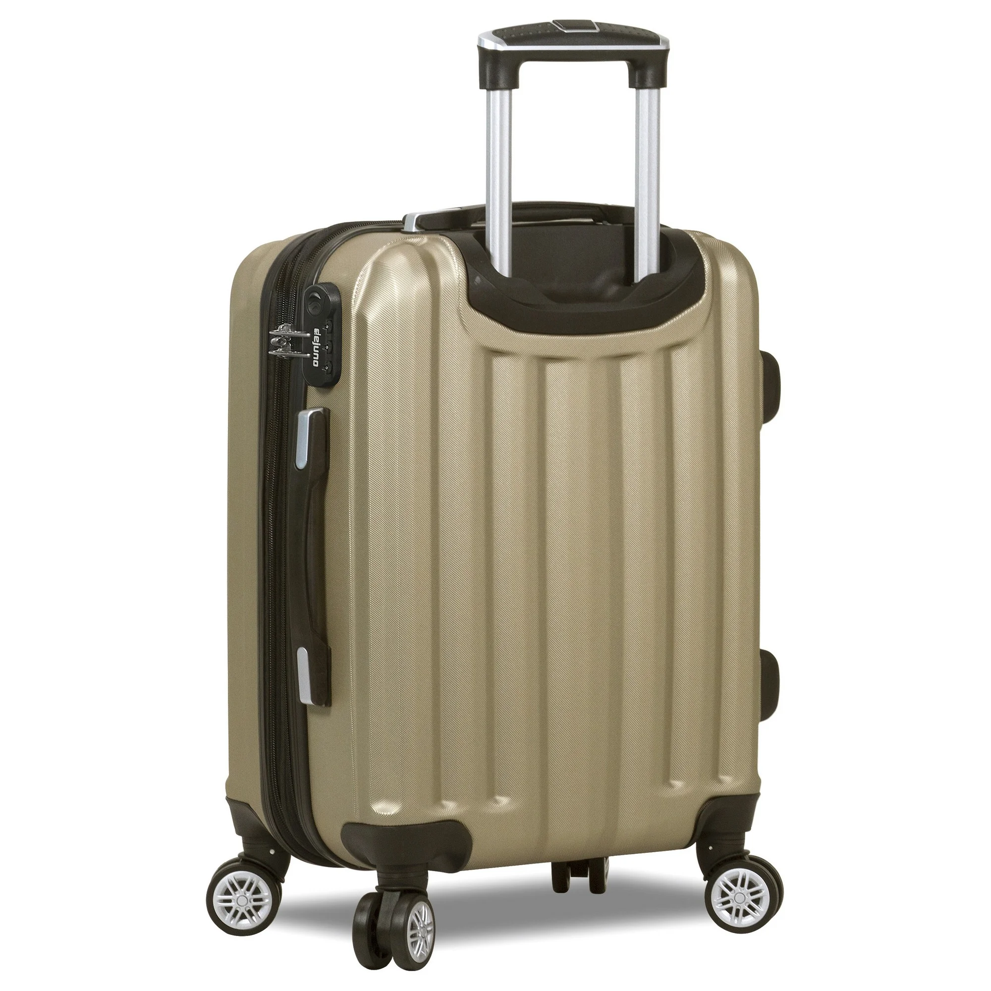 Dejuno Camden Hardside 3-Piece Expandable Spinner Luggage Set - Silver (20