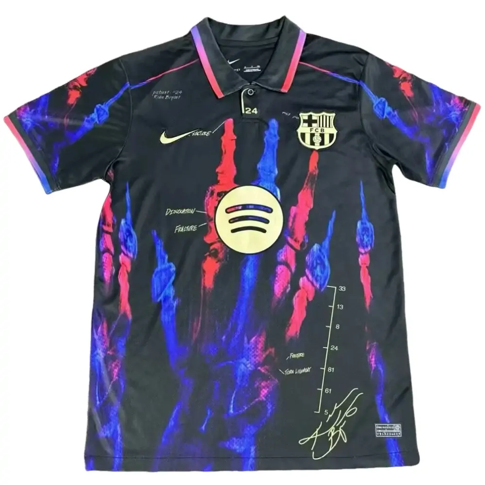 2025-26-Barcelona POS Special Edition Black-Jersey-Fan Edition