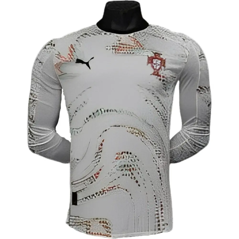 2025-26-New Season Portugal Away Long Sleeve Jersey-Player Edition