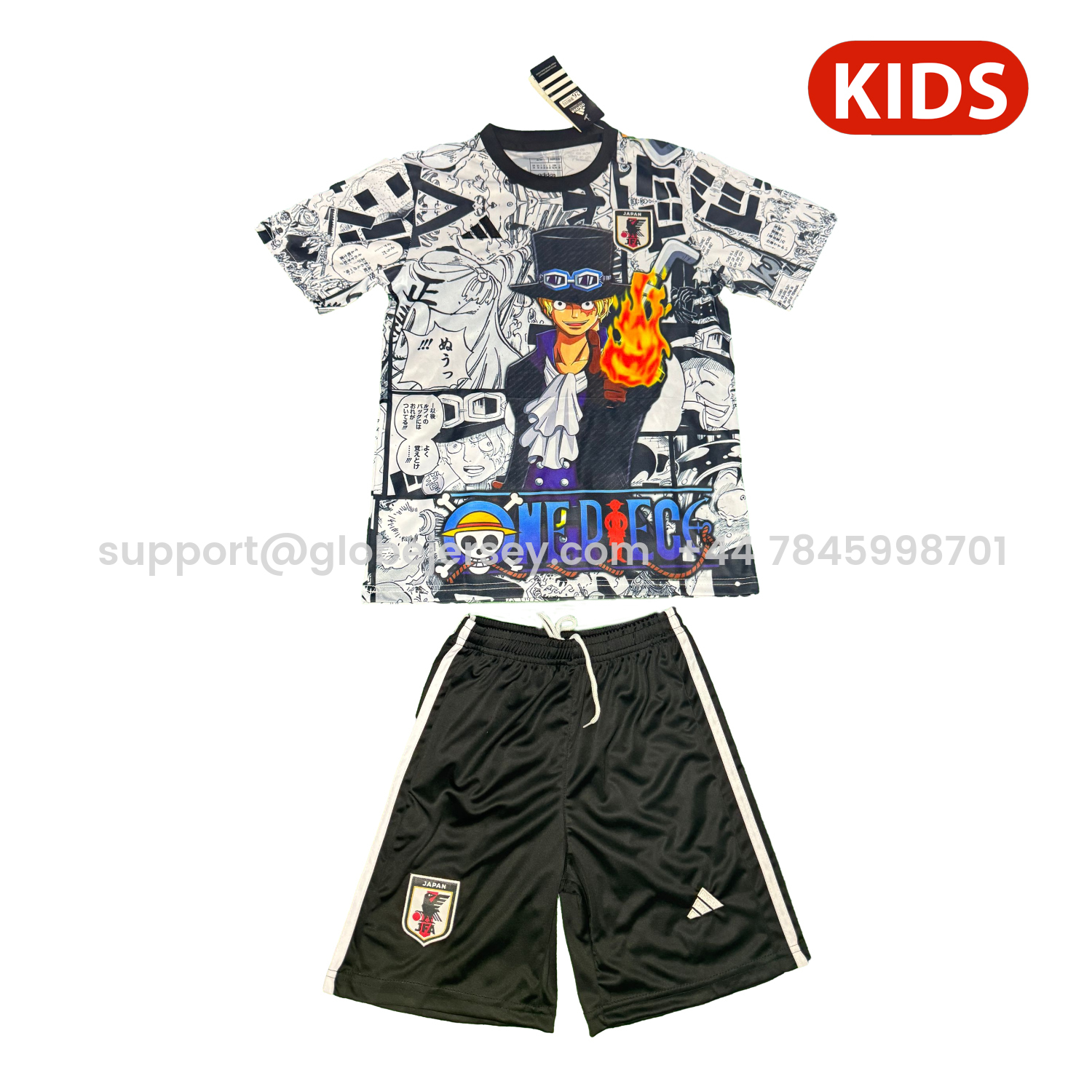Japan 25-26 One Piece Sabo White Special Kids Kit