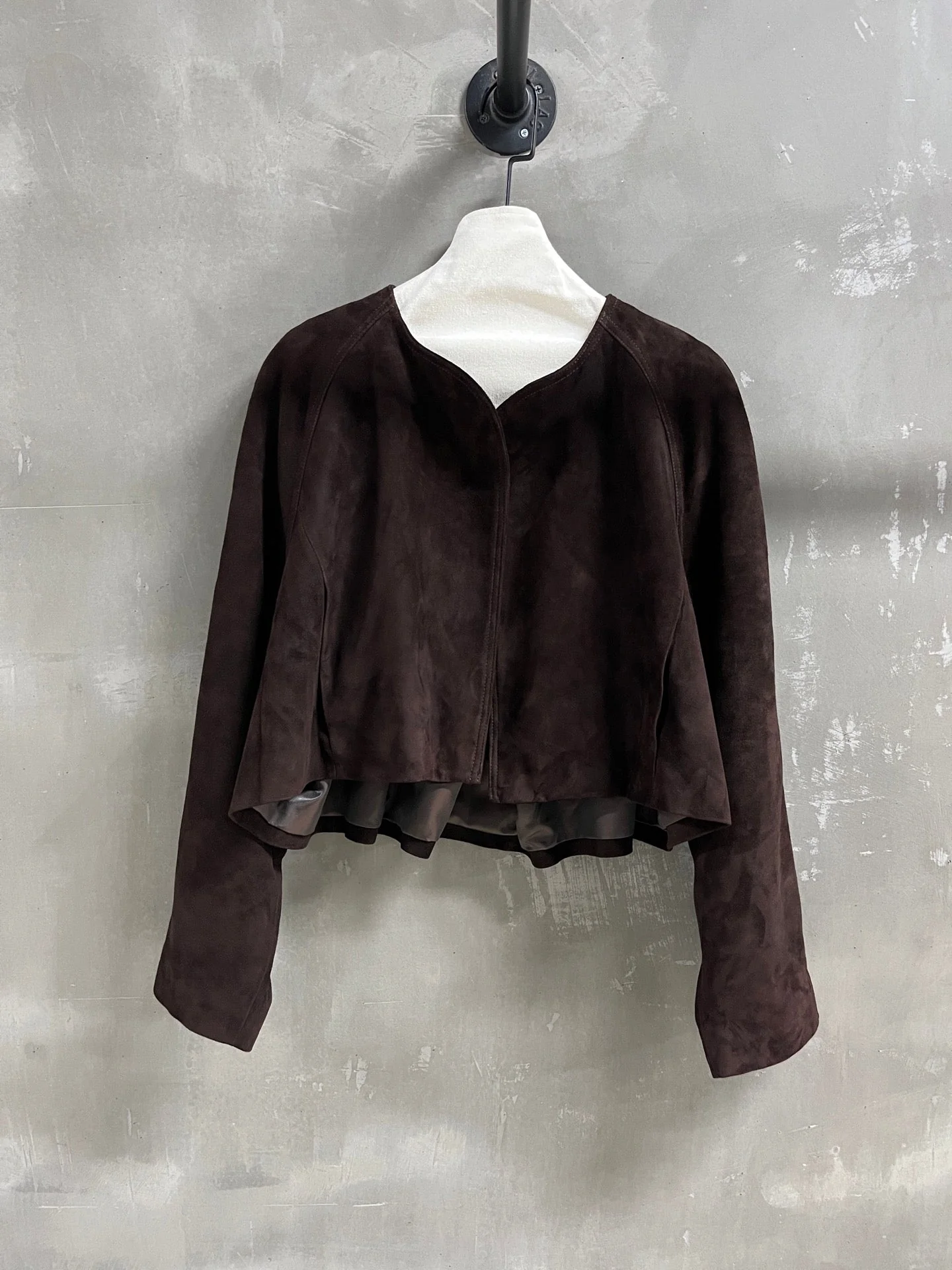 Vintage mixed breed suede jacket