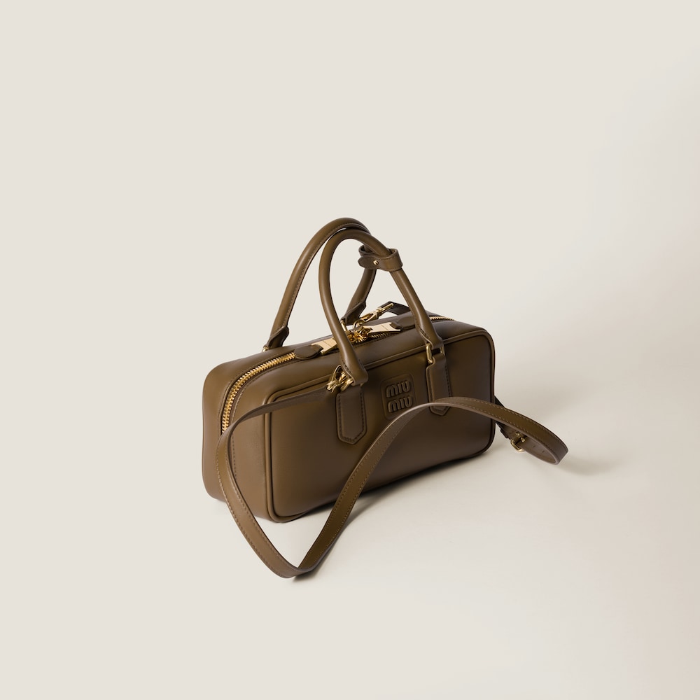 Large Arcadie leather bag