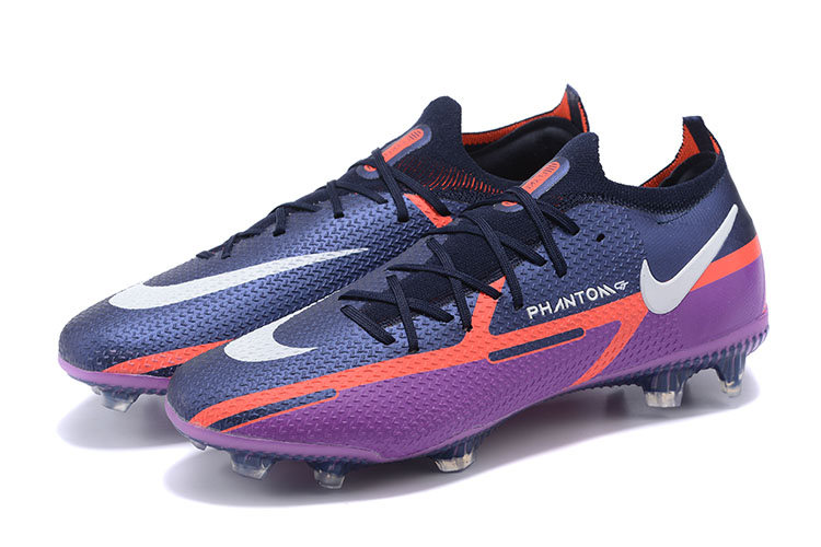 Shock Wave series Nike low-top Phantom GT2 waterproof Recharge all-knit FG football shoes Nike Phantom GT2 Elite FG