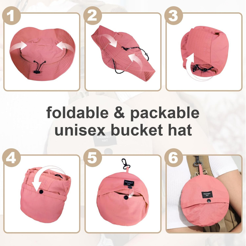 Women's Packable Waterproof Bucket Hat