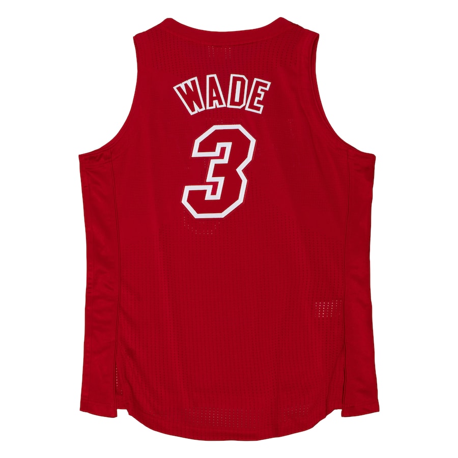 Men's Miami Heat Dwyane Wade Mitchell & Ness Scarlet 2012 Authentic  Jersey