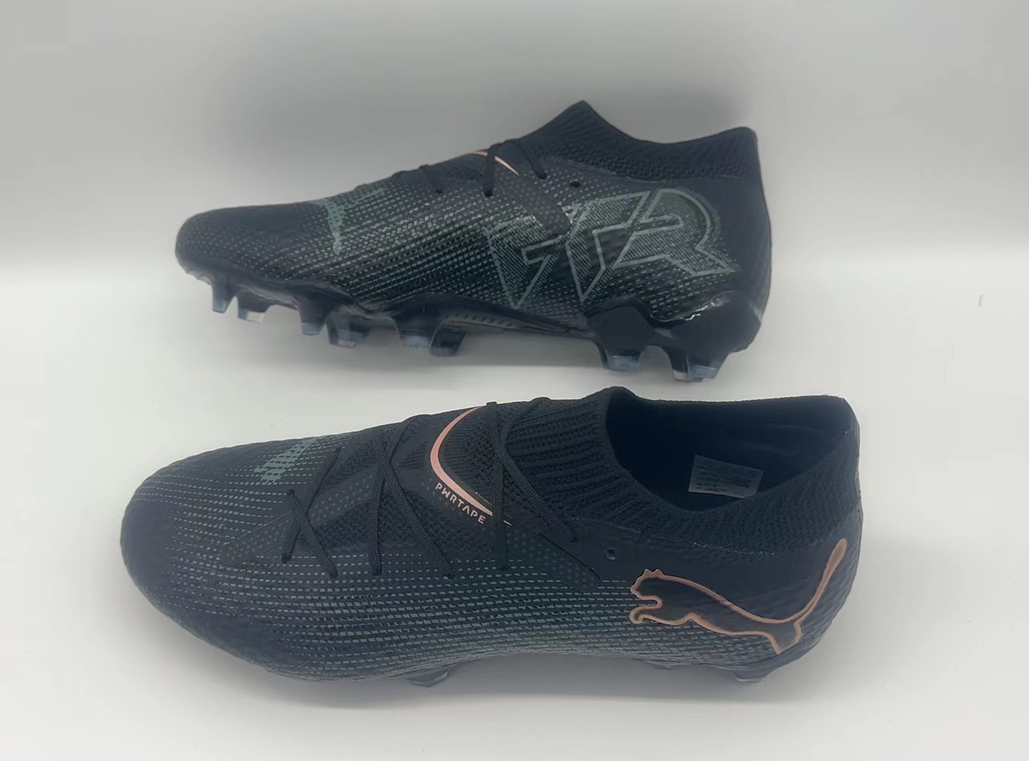 Black football shoes