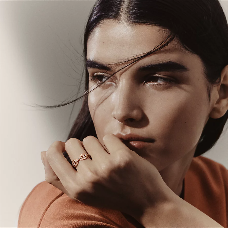 Chaine dancre Enchainee ring, small model