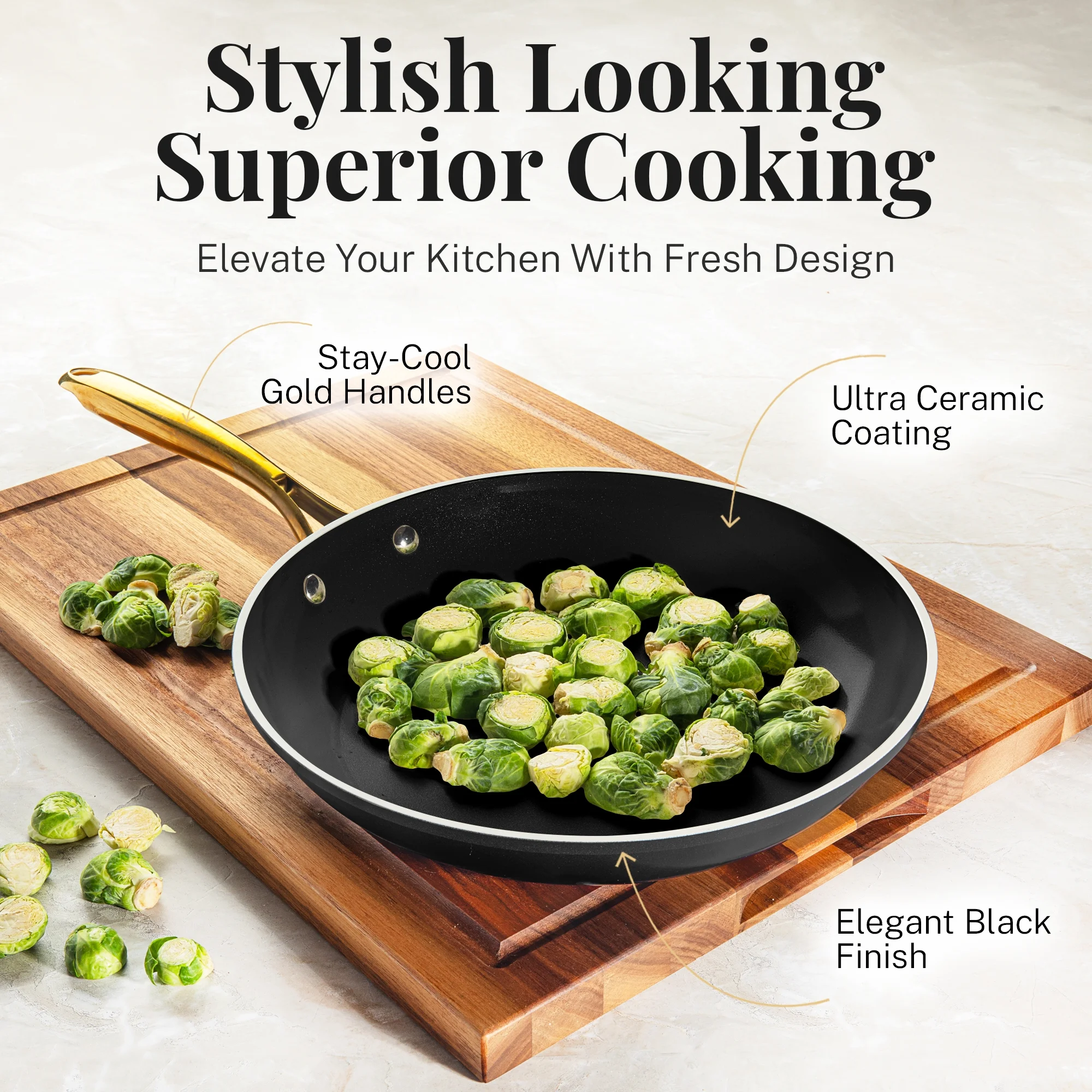 Gotham Steel 15 Pc Ceramic Cookware Set Nonstick, Ceramic Pots and Pans Set Non Stick with Steamer & Cooking Utensils, Non Toxic, Premium Stay Cool Handles, Oven & Dishwasher Safe, Blue