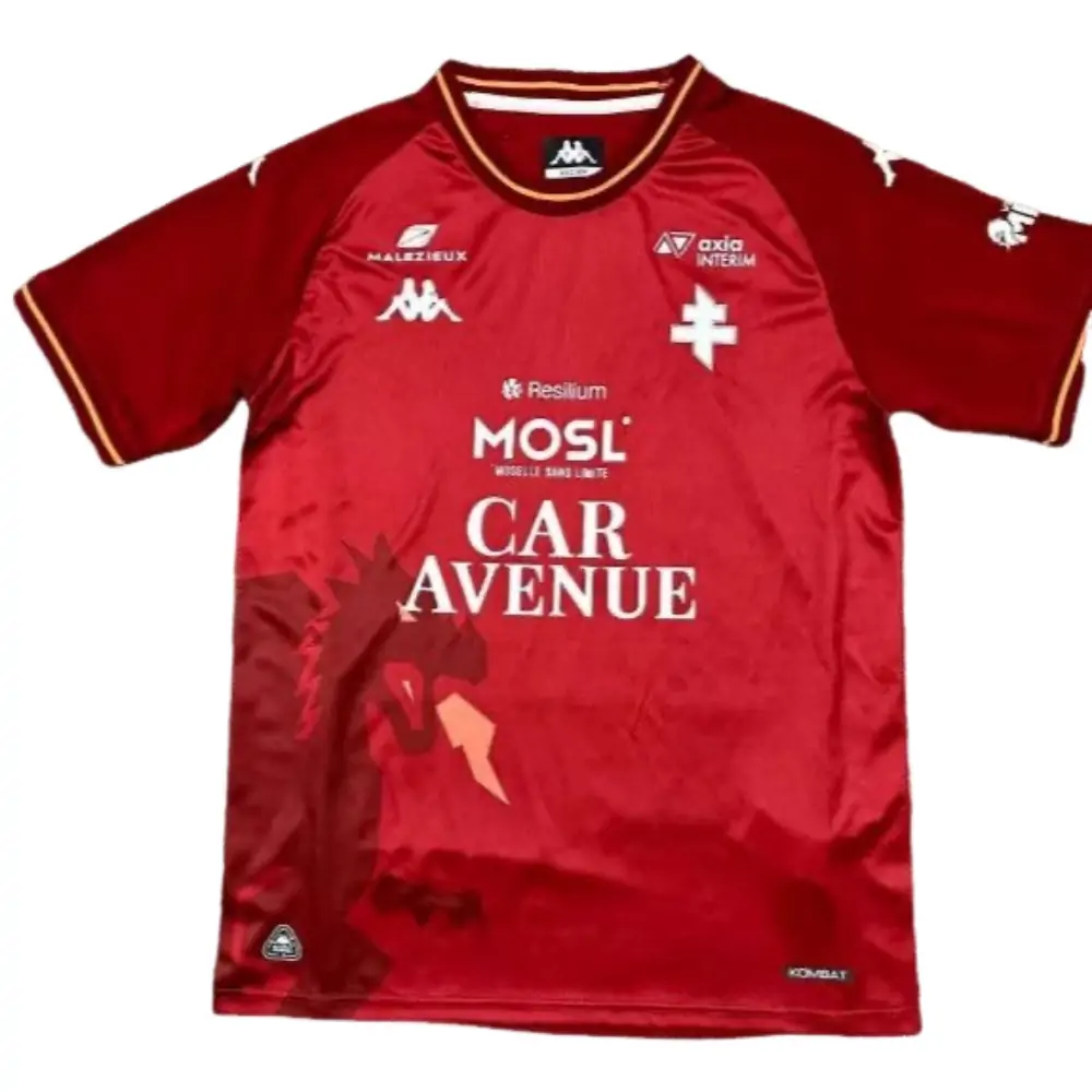 2025-26 FC Metz Home kit - Short Sleeve Fans Edition