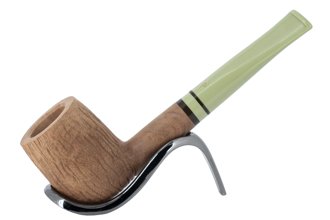 Savinelli Oliva Natural Rustic 111 - 6mm Briar Pipe