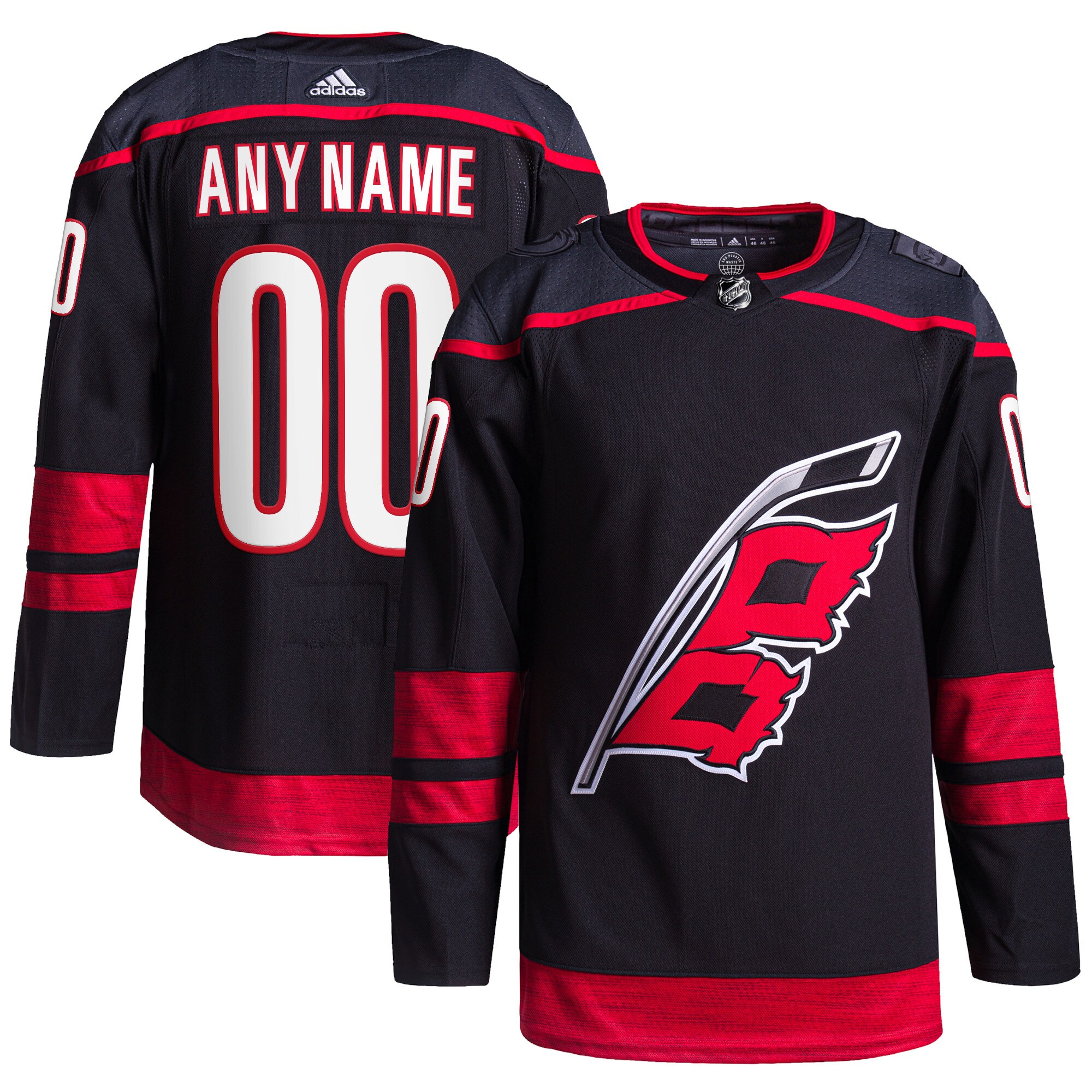 Carolina Hurricanes   Home  Primegreen  Custom Jersey – Black