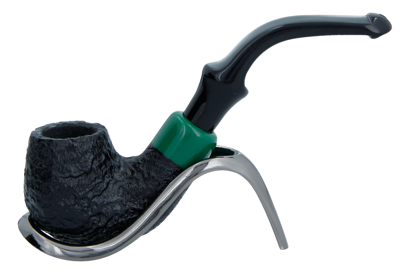 Peterson of Dublin St. Patrick's Day 2024 Limited Edition Sandblast P Lip Briar Pipe - Shape 317
