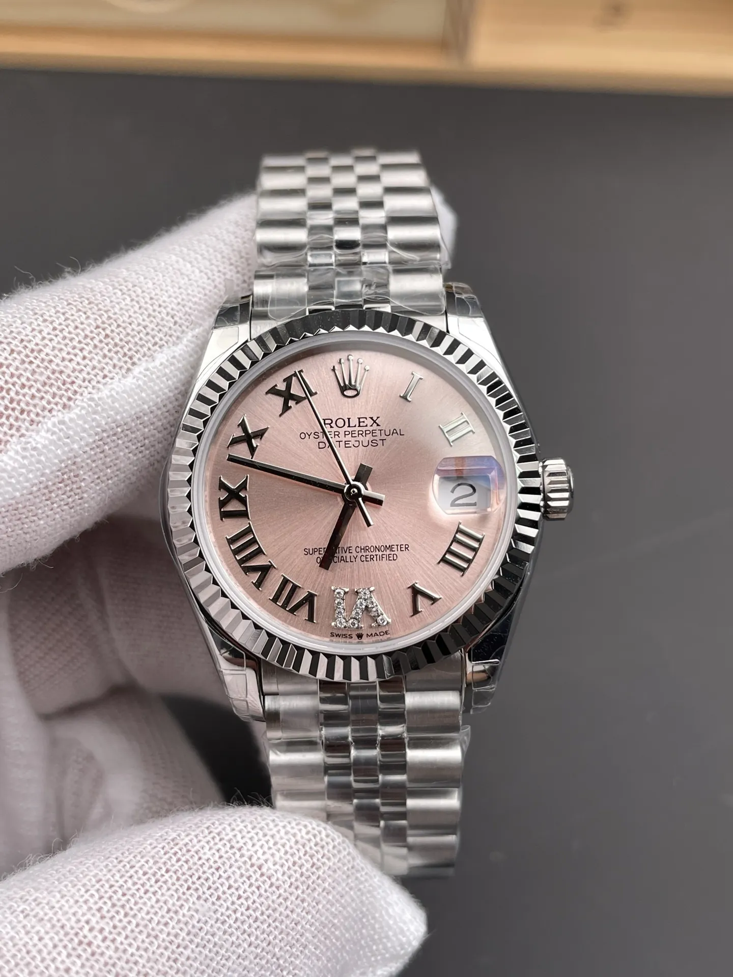 Rolex Datejust Pink Dial Ladies 31mm