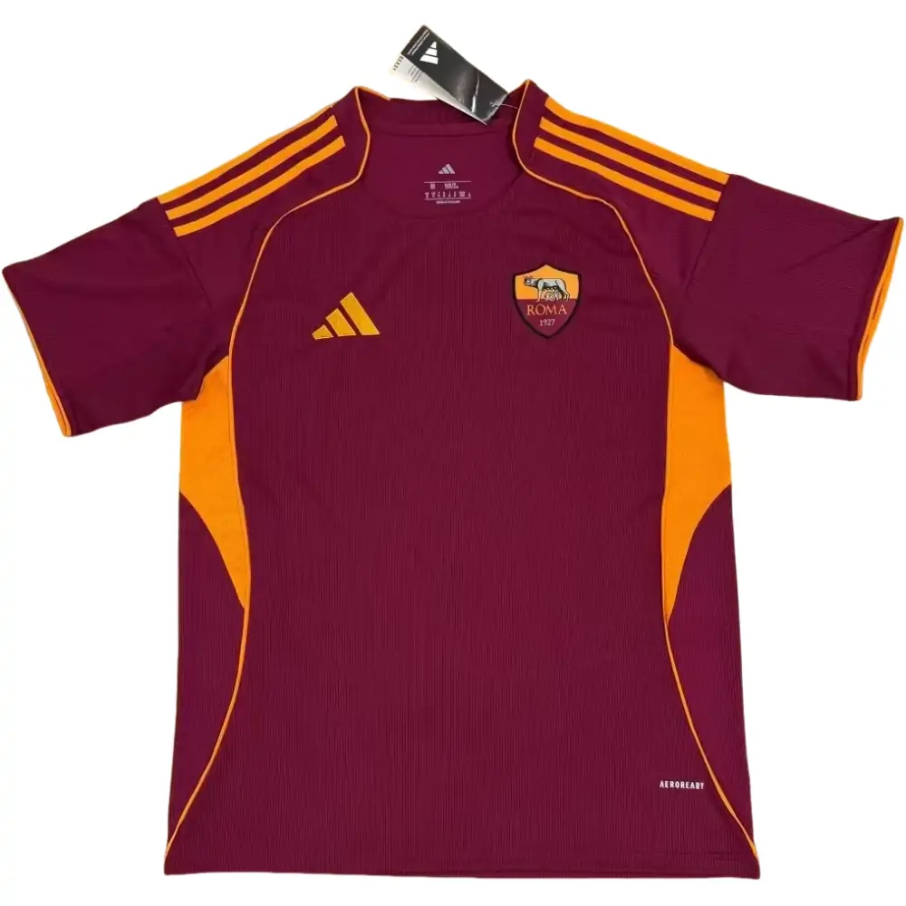 25-26 Roma Home Jersey without Advertising - Fan Edition